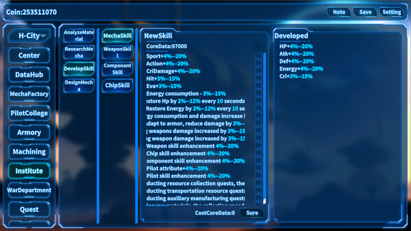 MechaJourney game for Linux 1