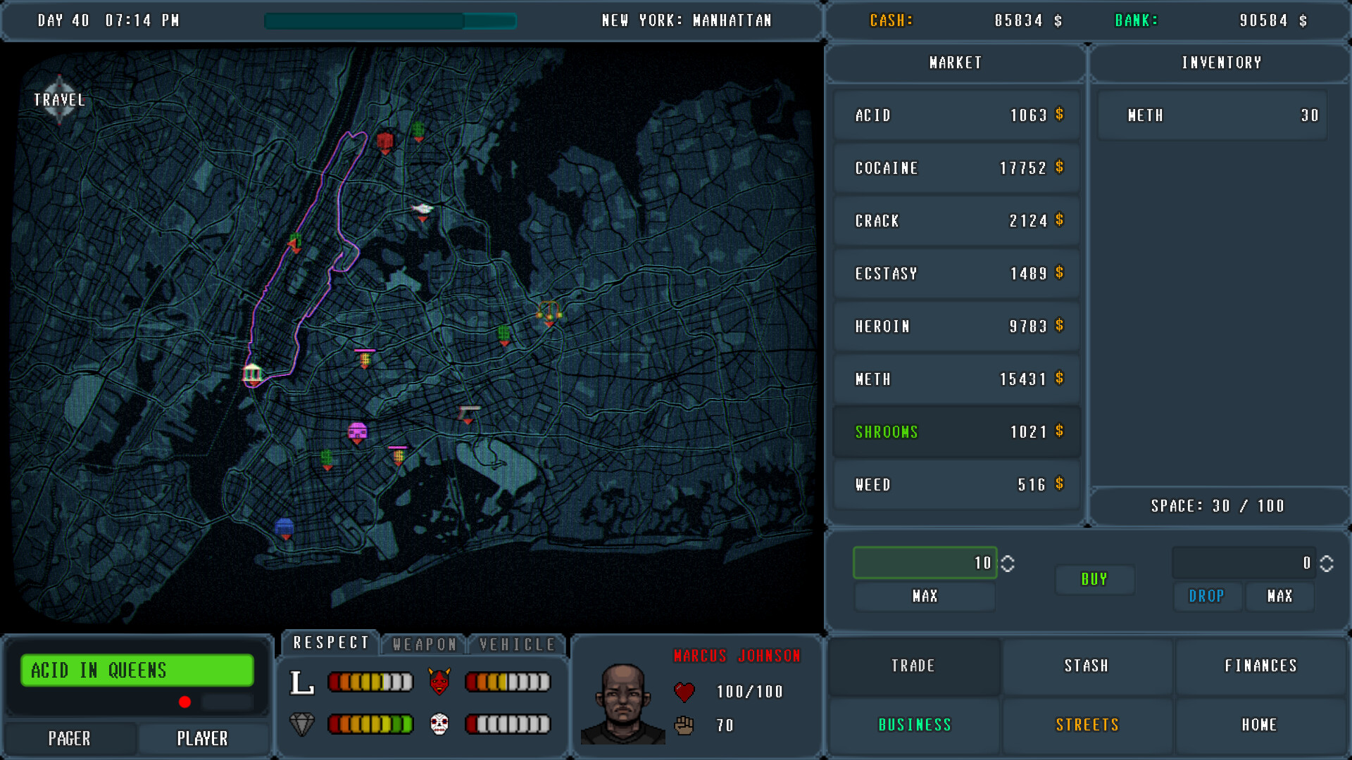 PUSHER - Drug Tycoon screenshot 1