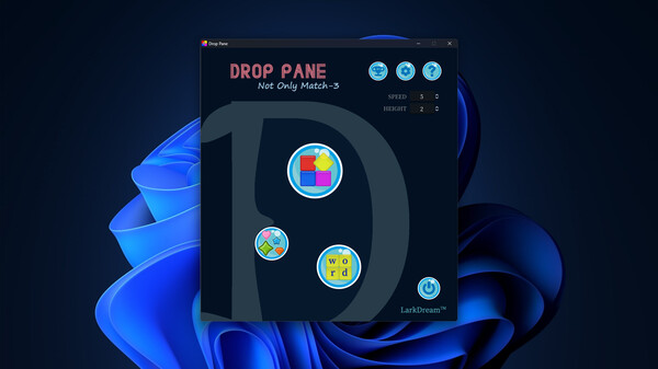 Drop Pane : Not Only Match-3 game for Linux 1