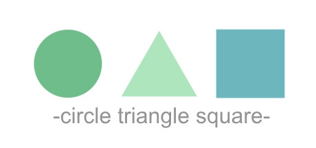 ○ △ □ -circle triangle square- banner image