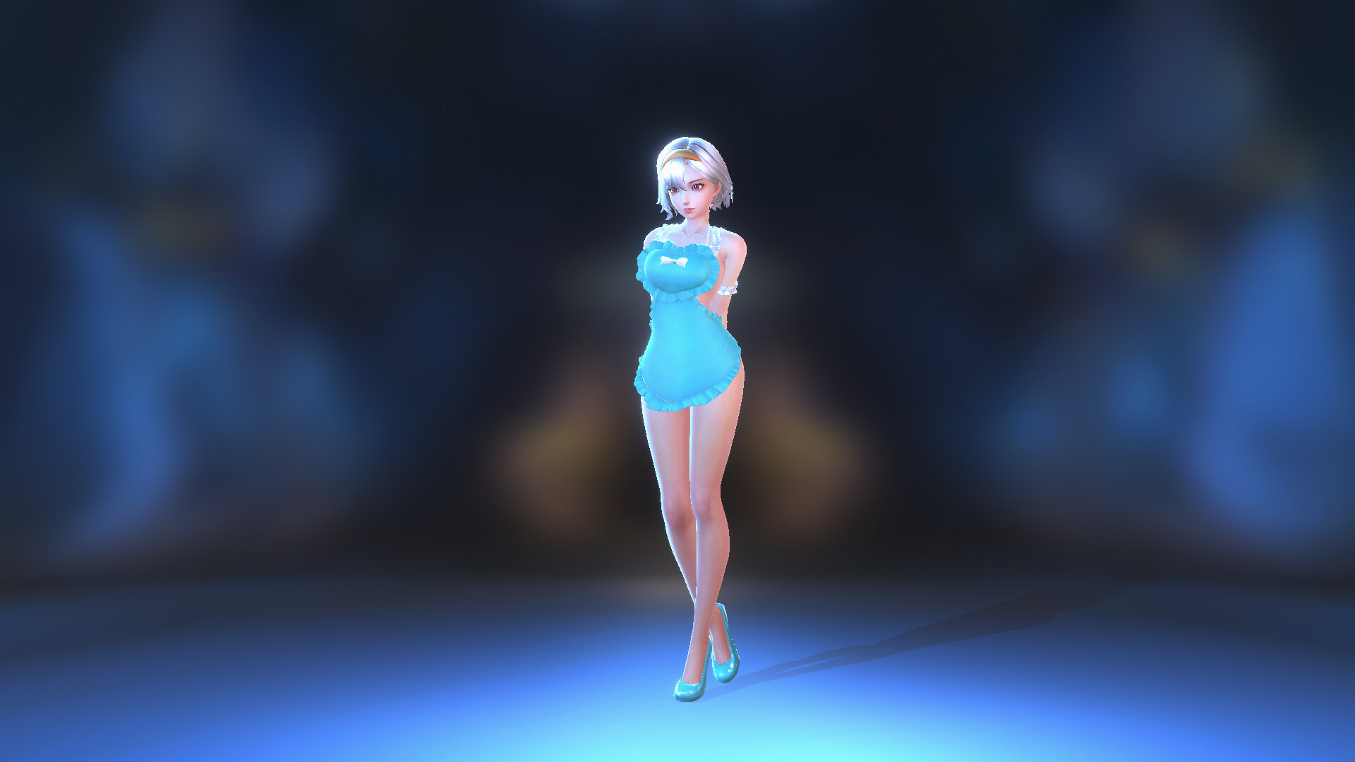 Angel Legion-DLC Seductive Maid (Cyan) screenshot thumbnail screenshot 2