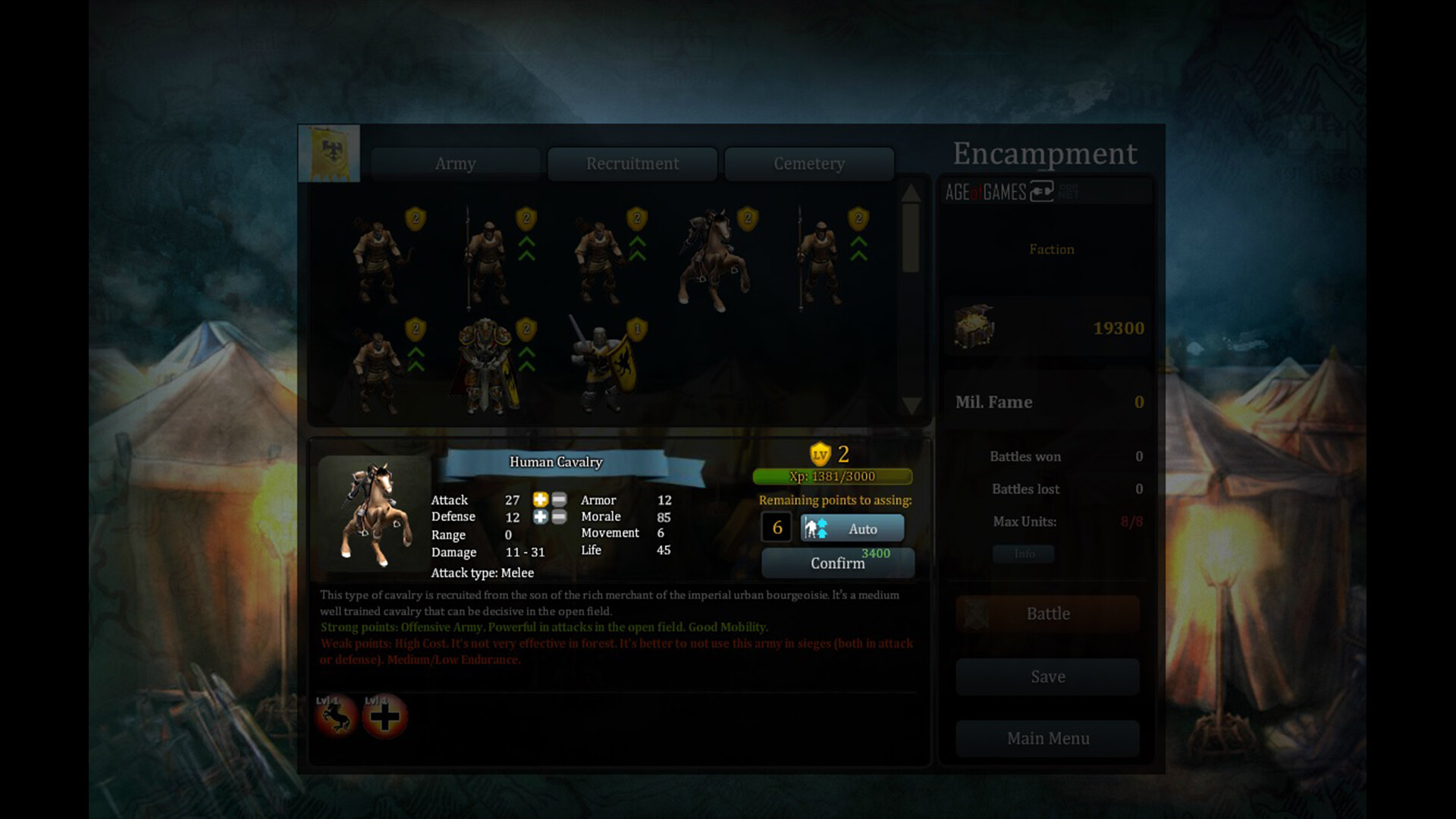 Fantasy Kommander: Eukarion Wars #19