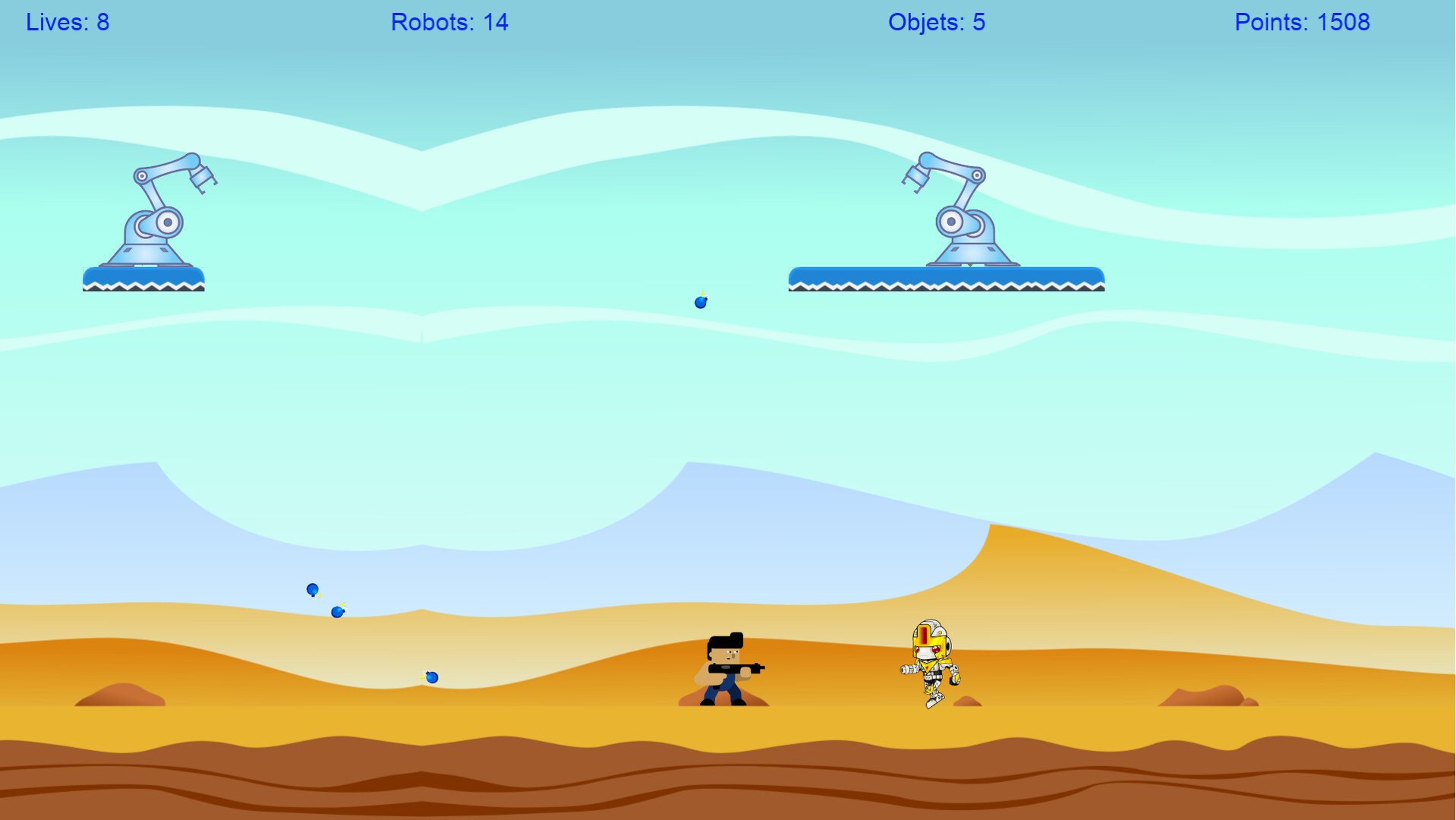 Cabezurrio vs Robots #2