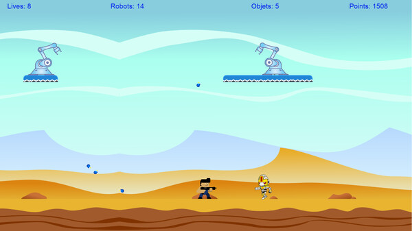 Скриншот из Cabezurrio vs Robots
