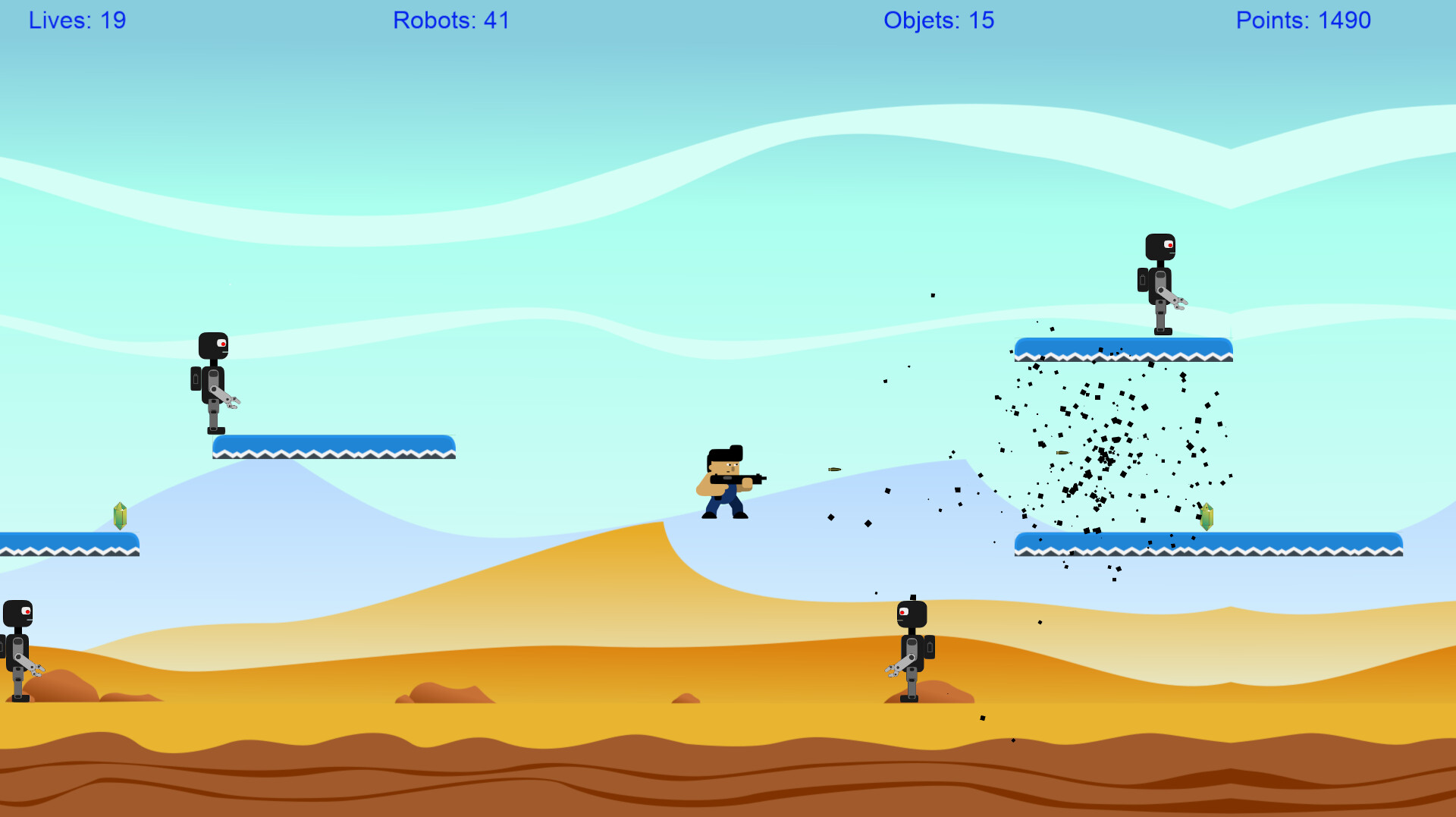 Cabezurrio vs Robots #9