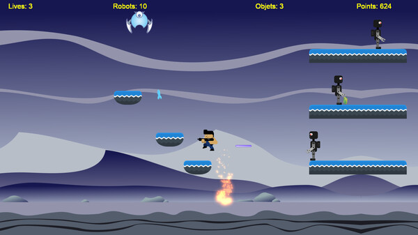 Скриншот из Cabezurrio vs Robots