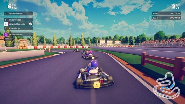 Karting Superstars game for Linux 1