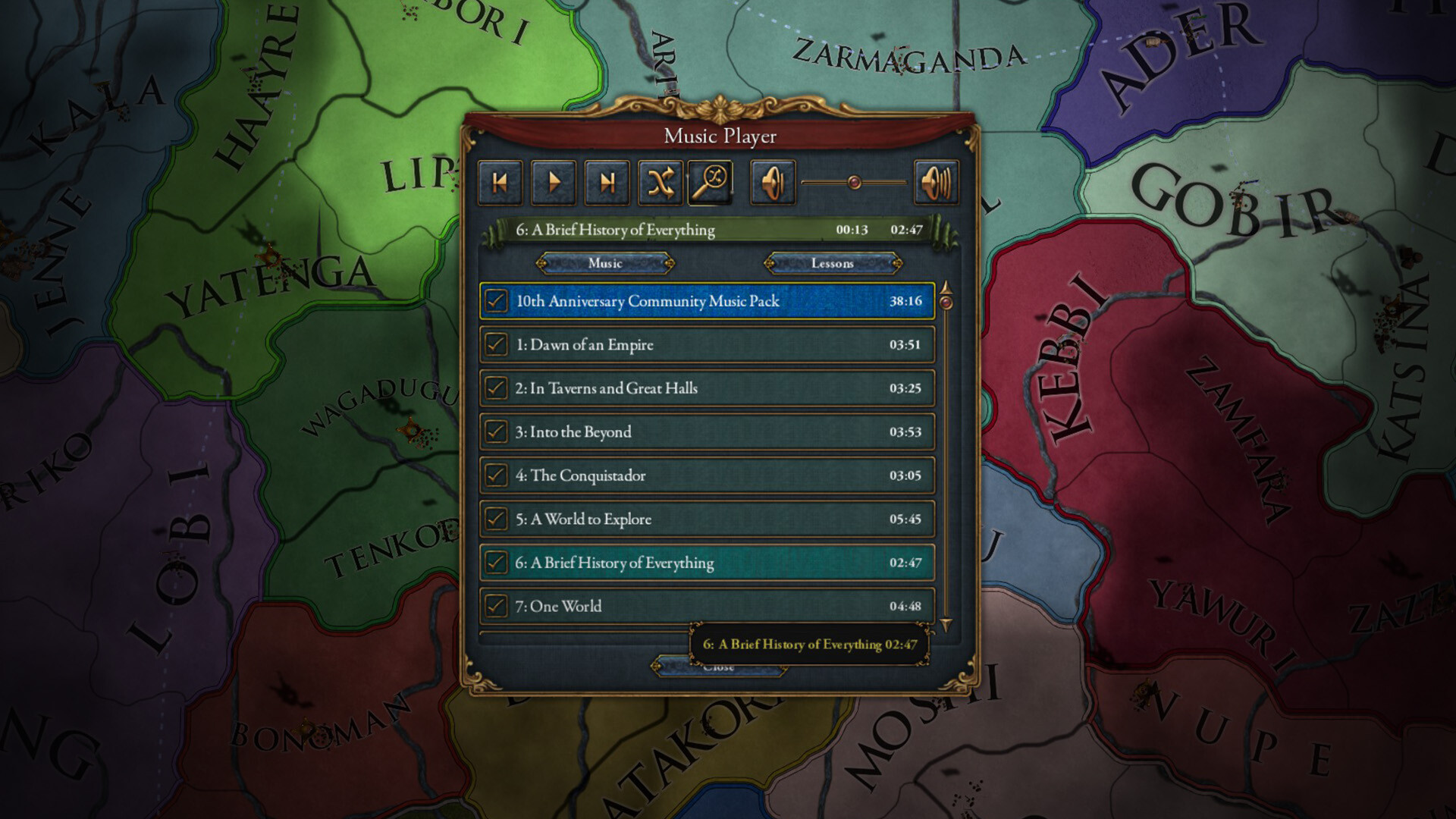 Europa Universalis IV: 10th Anniversary Community Music Pack screenshot thumbnail screenshot 5