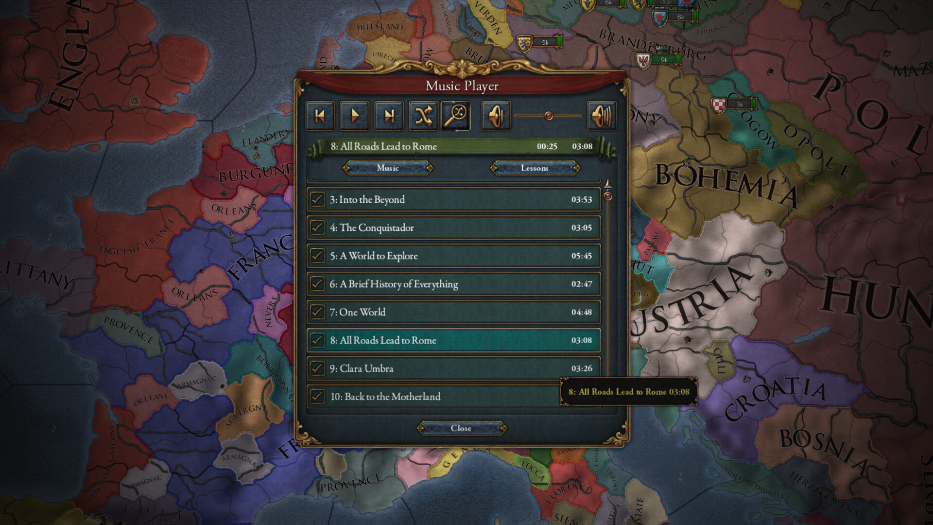 Europa Universalis IV: 10th Anniversary Community Music Pack screenshot thumbnail screenshot 7