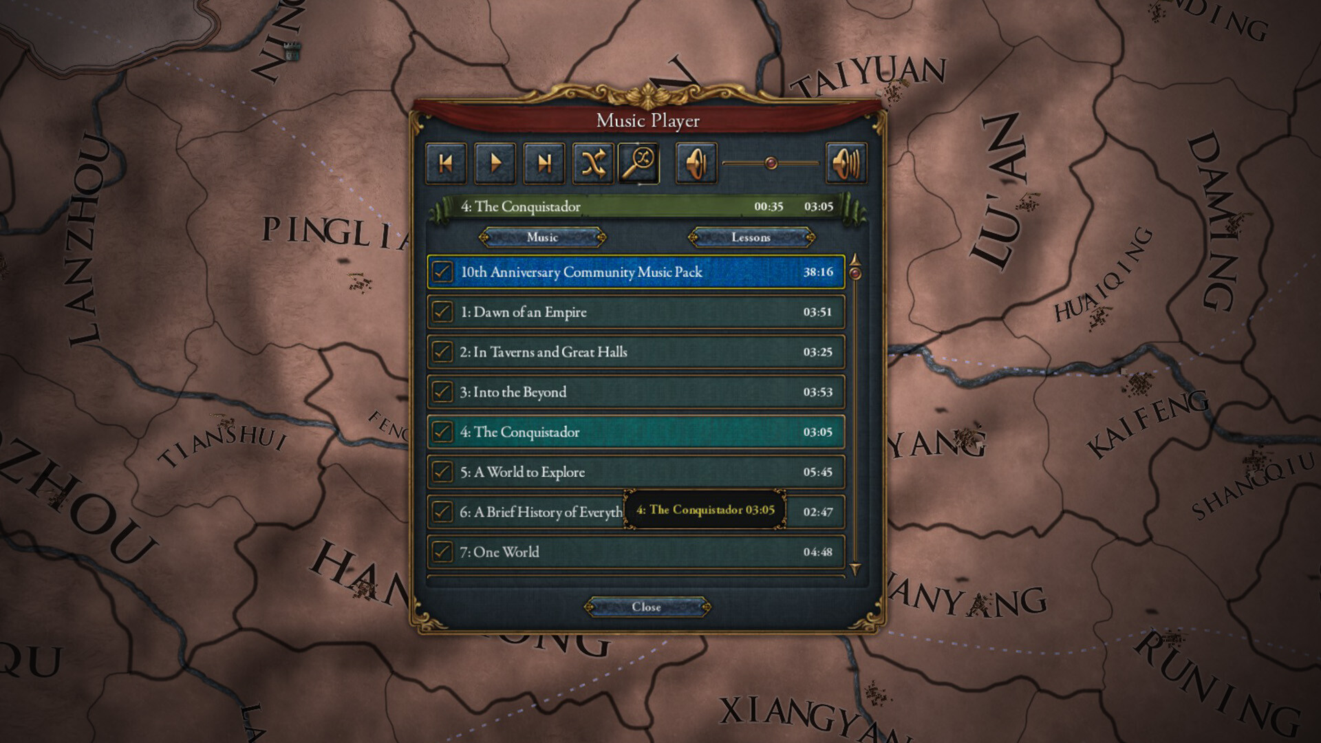 Europa Universalis IV: 10th Anniversary Community Music Pack screenshot thumbnail screenshot 3