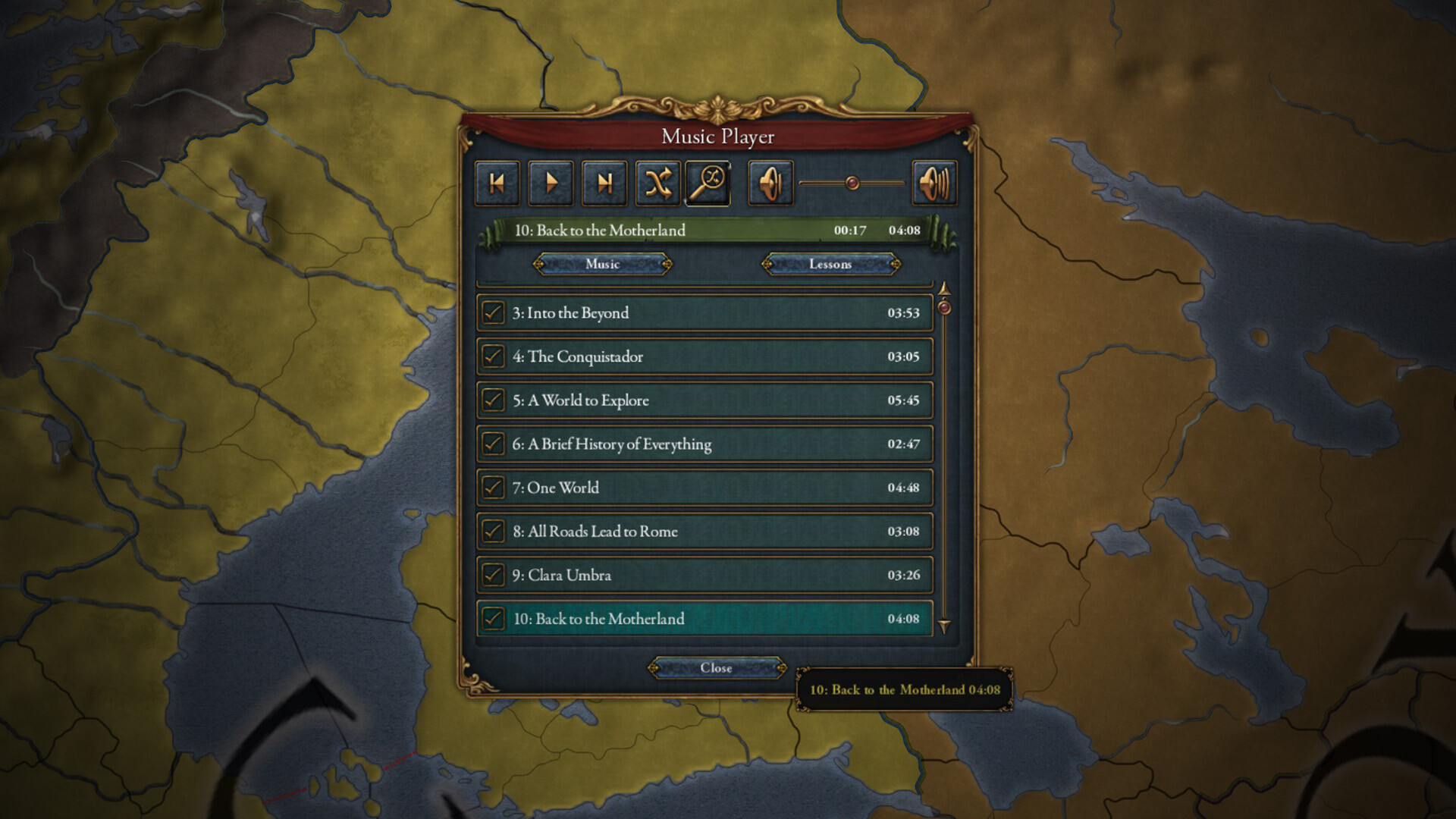 Europa Universalis IV: 10th Anniversary Community Music Pack screenshot thumbnail screenshot 9