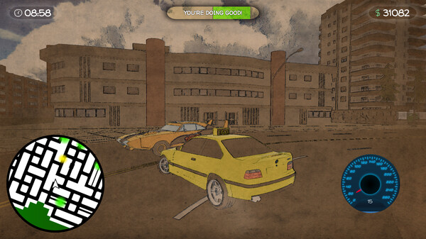 Скриншот из Doodle Taxi