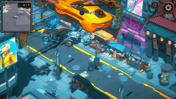 Hidden SciFi City Top-Down 3D game for Linux 1
