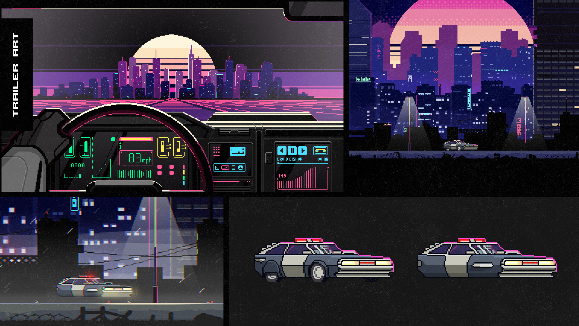 Mega City Force - Digital 80's Artbook screenshot screenshot 2