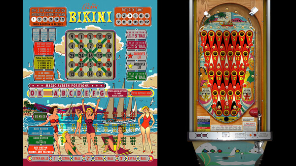 Bingo Pinball Gameroom - Bally Bikini