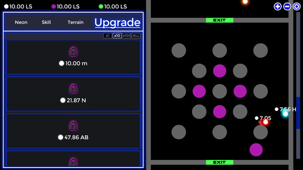 Neon Idle game for windows Pc 1