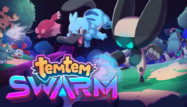 Imagen de la cápsula de "Temtem: Swarm" que utilizó RoboStreamer para las transmisiones en Steam