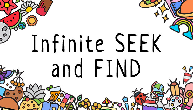 Capsule image of "Infinite Seek and Find" which used RoboStreamer for Steam Broadcasting