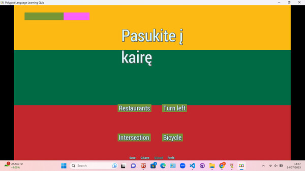 Скриншот из Polyglot Language Learning Quiz