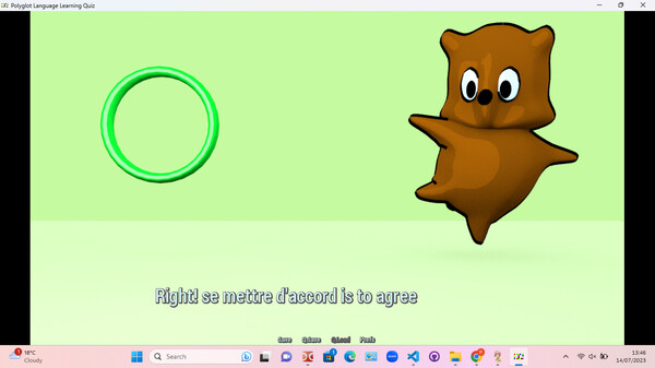 Скриншот из Polyglot Language Learning Quiz