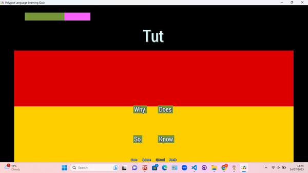 Скриншот из Polyglot Language Learning Quiz