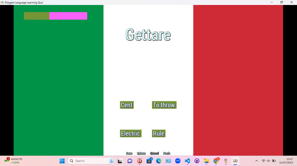 Скриншот из Polyglot Language Learning Quiz
