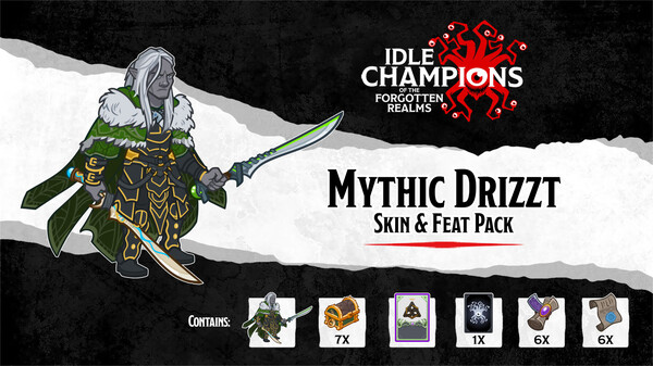Idle Champions - Mythic Drizzt Skin & Feat Pack for steam Idle Champions - Mythic Drizzt Skin & Feat Pack for steam
