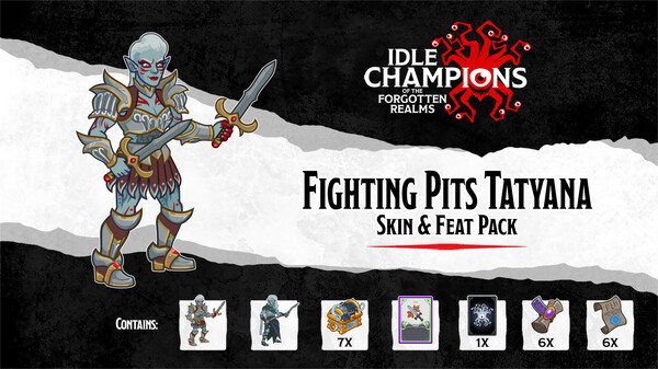 Idle Champions - Fighting Pits Tatyana Skin & Feat Pack