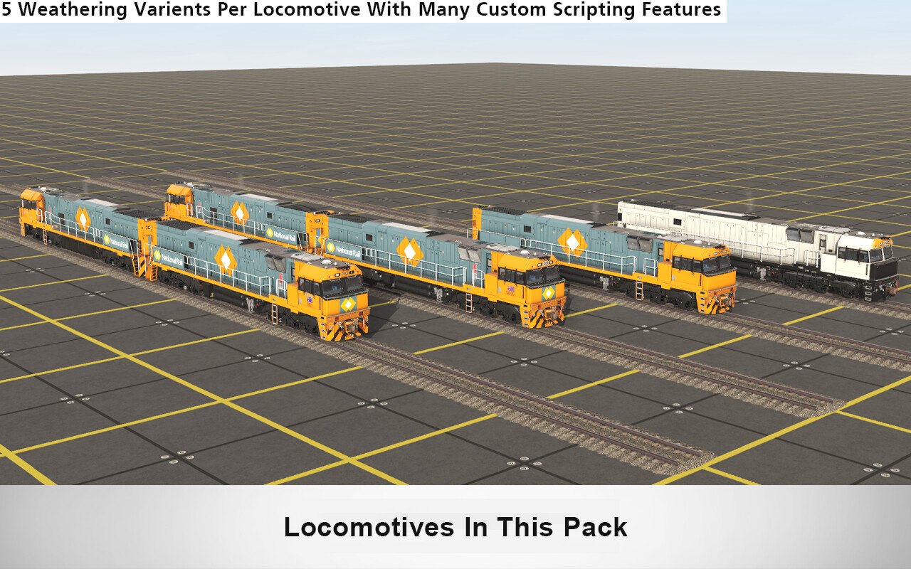 Trainz 2019 DLC - NR Class Locomotive - National Rail Pack On Steam