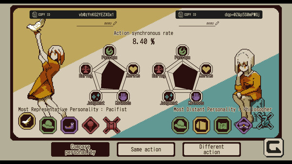 Скриншот из Refind Self: The Personality Test Game