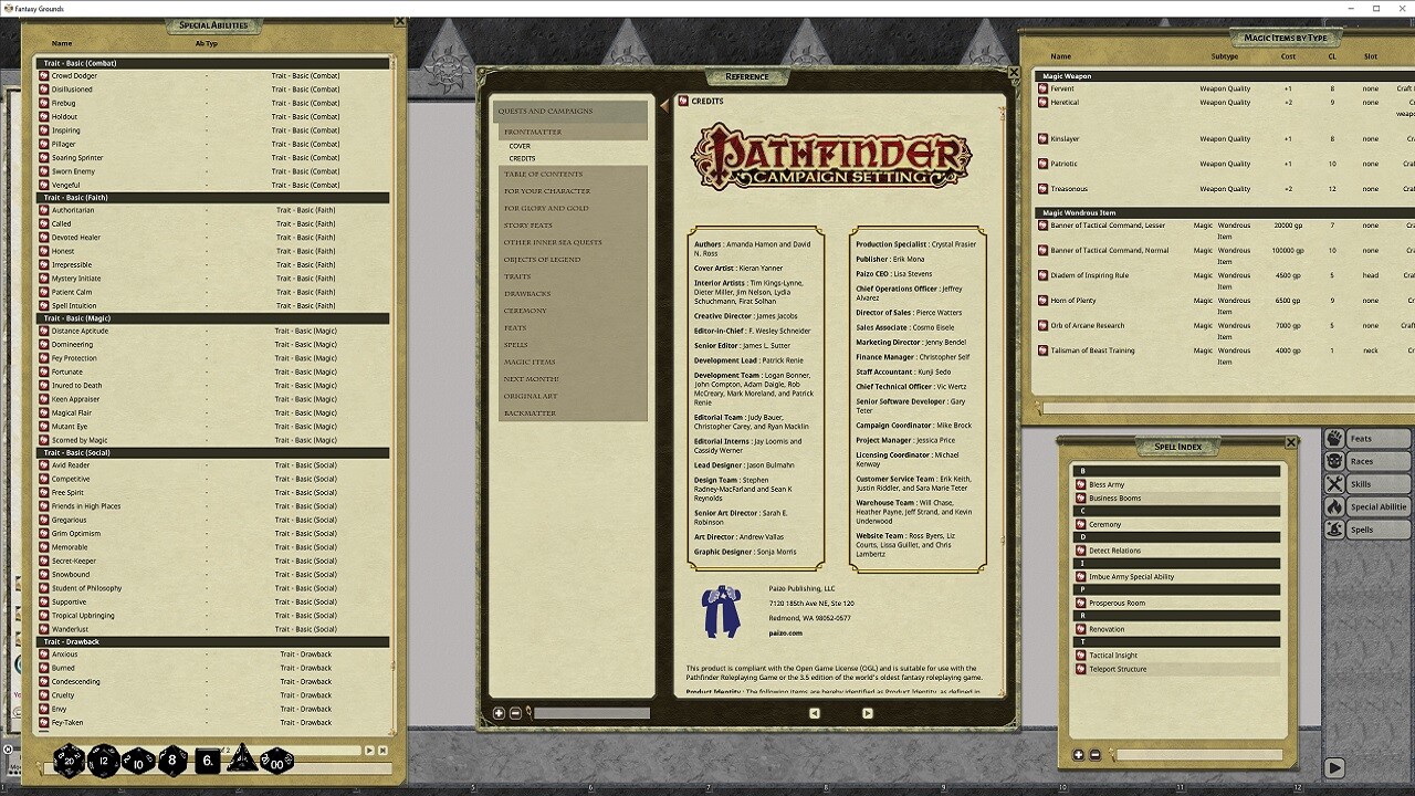 Fantasy Grounds - Pathfinder RPG - Pathfinder Companion: Quests And ...