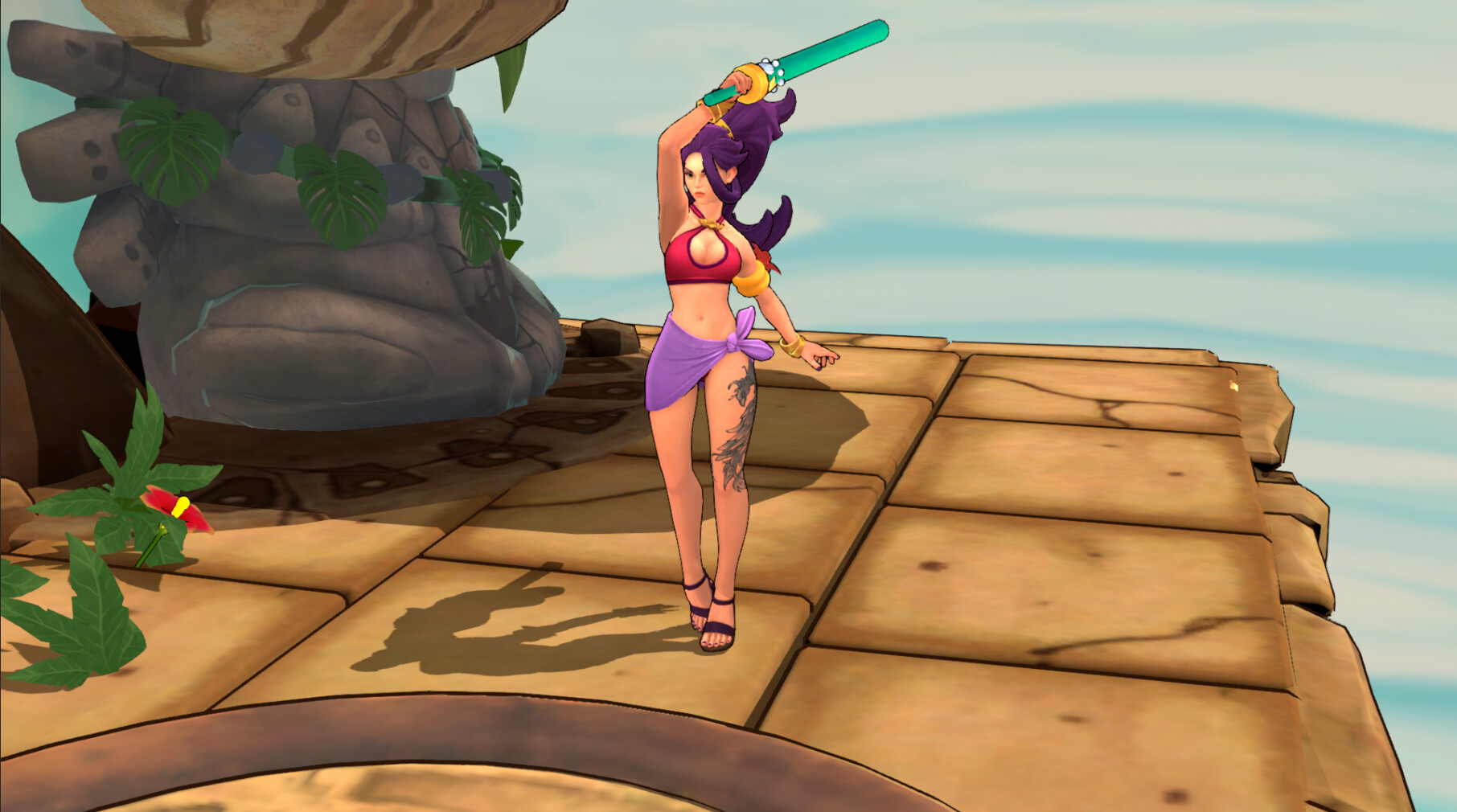 Rushdown Revolt: Pool Party Zhurong screenshot screenshot 1
