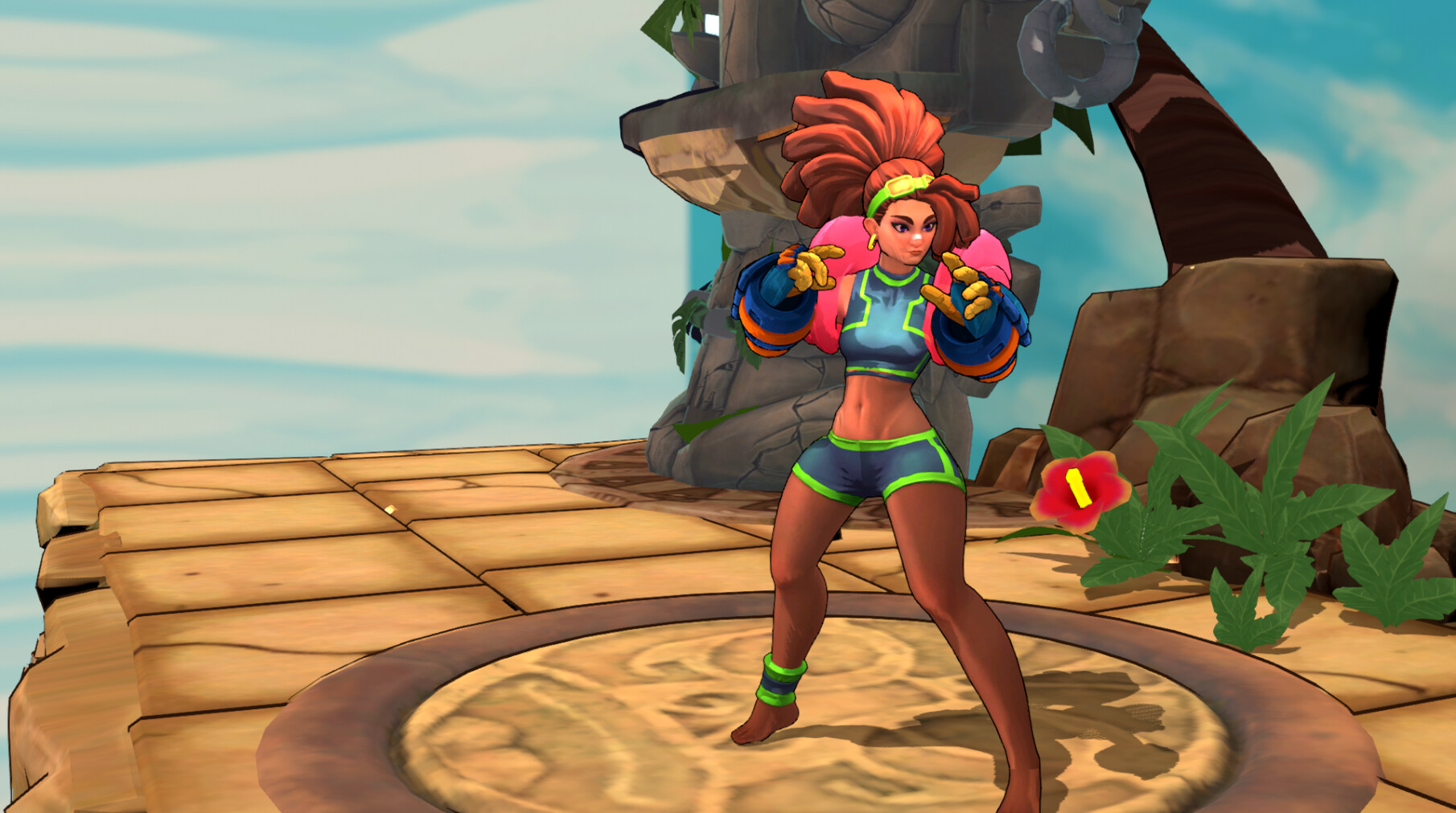 Rushdown Revolt: Pool Party Ashani screenshot thumbnail screenshot 2