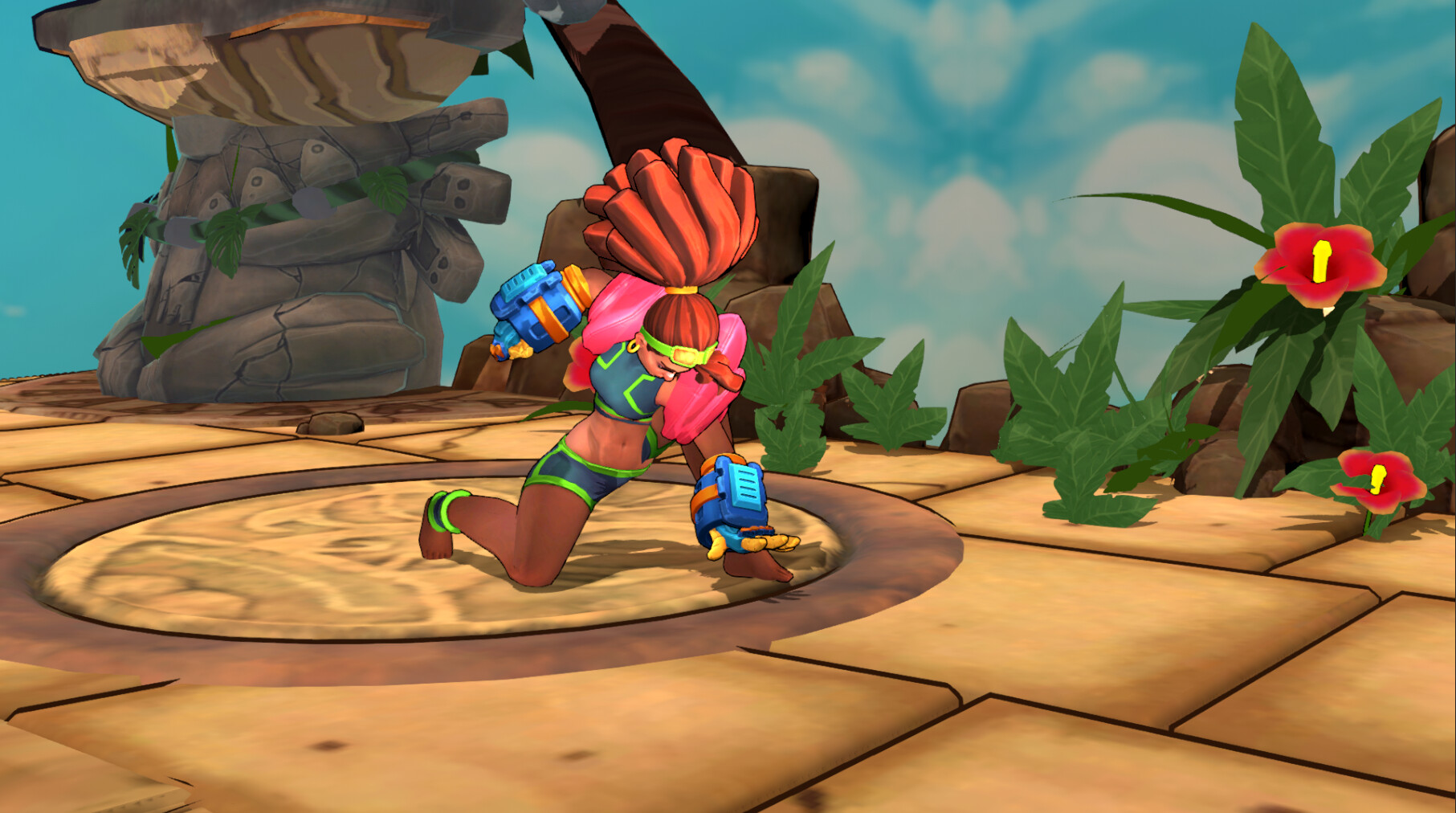 Rushdown Revolt: Pool Party Ashani screenshot screenshot 3