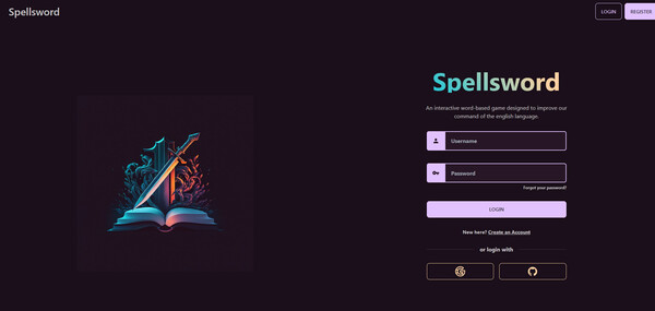 Spellsword game for Linux 1