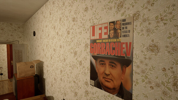 Russian Train Trip 3 - Gorbachev's posters in the apartment for steam Russian Train Trip 3 - Gorbachev's posters in the apartment for steam
