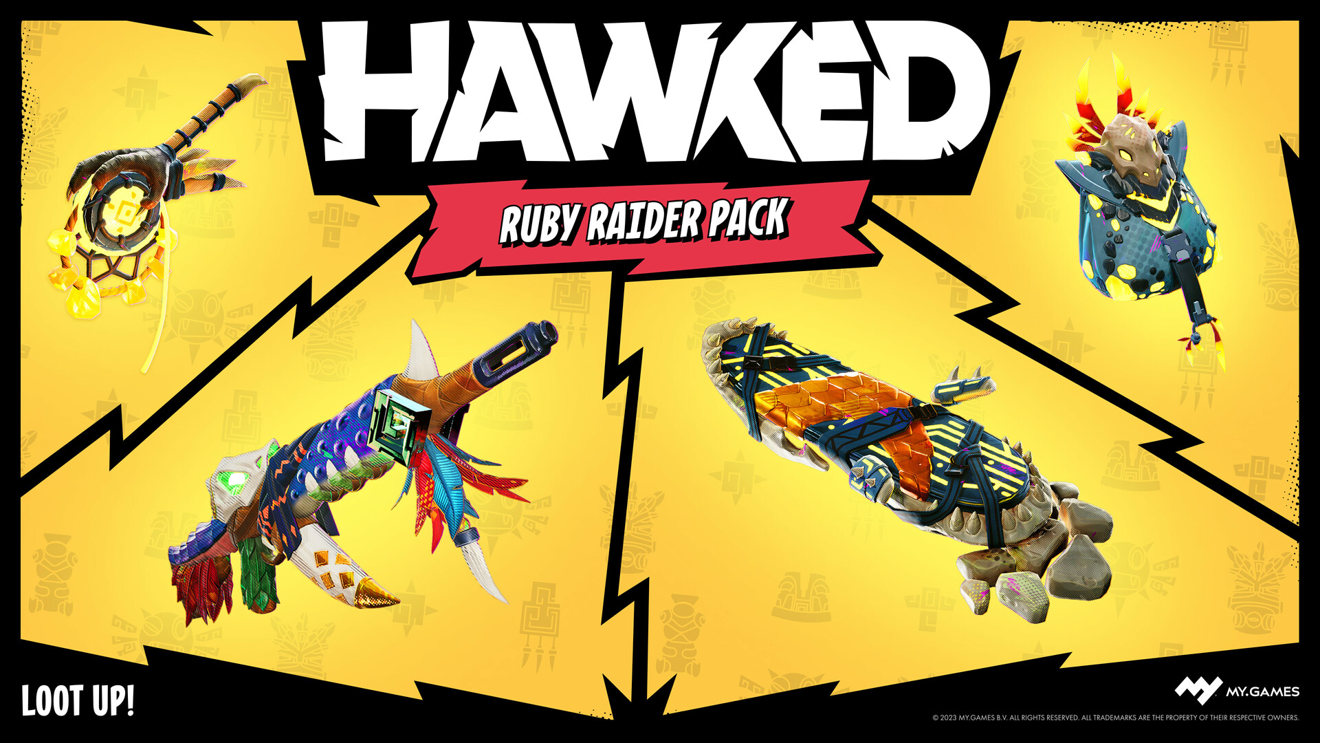 HAWKED — Ruby Raider Pack Featured Screenshot #1