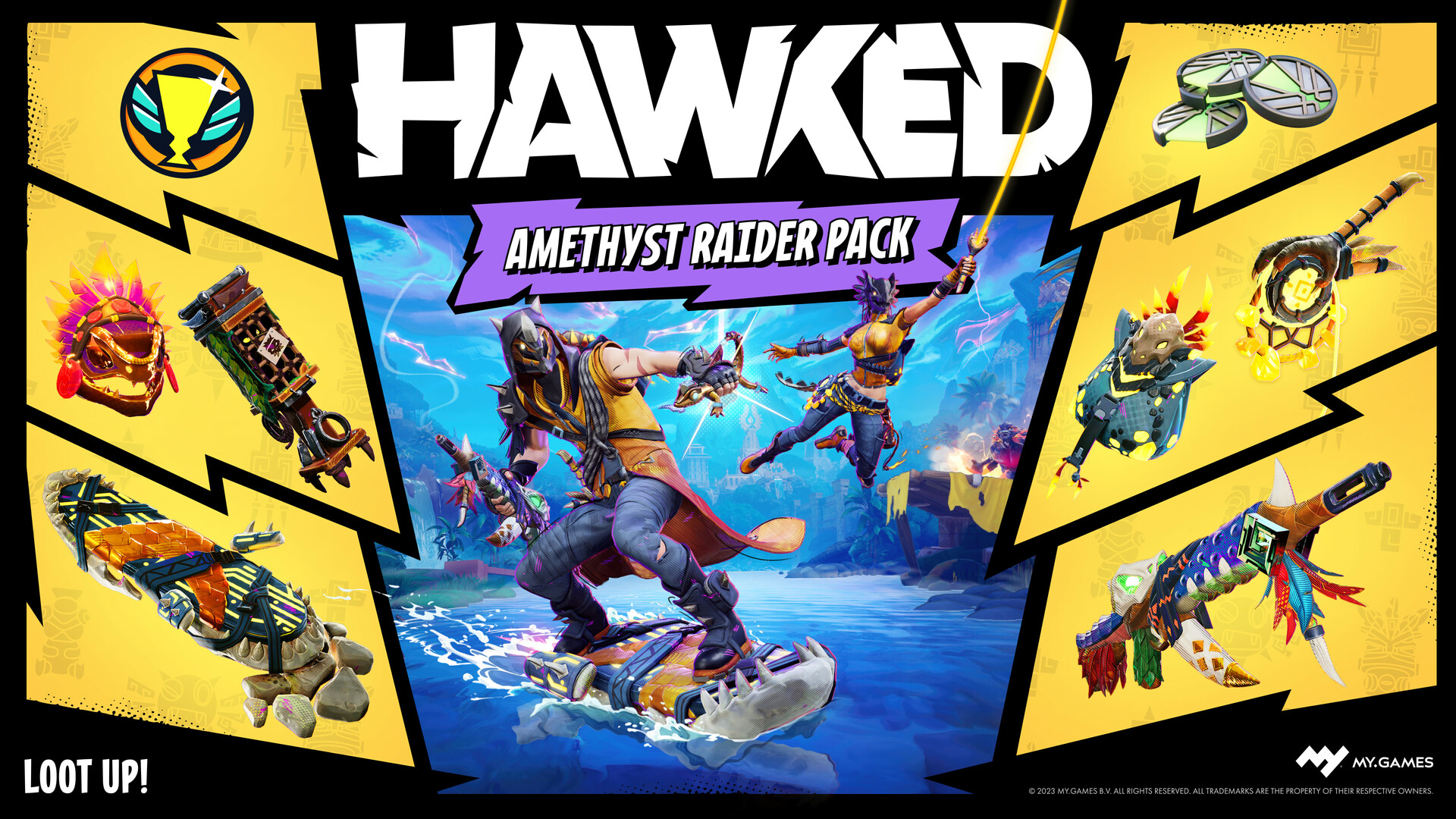HAWKED está com beta aberto disponível entre os dias 7 e 11 com crossplay