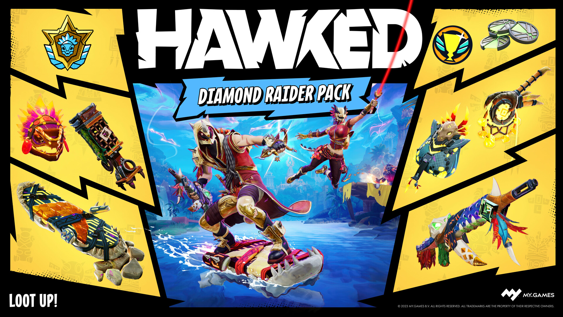 HAWKED — Diamond Raider Pack Featured Screenshot #1