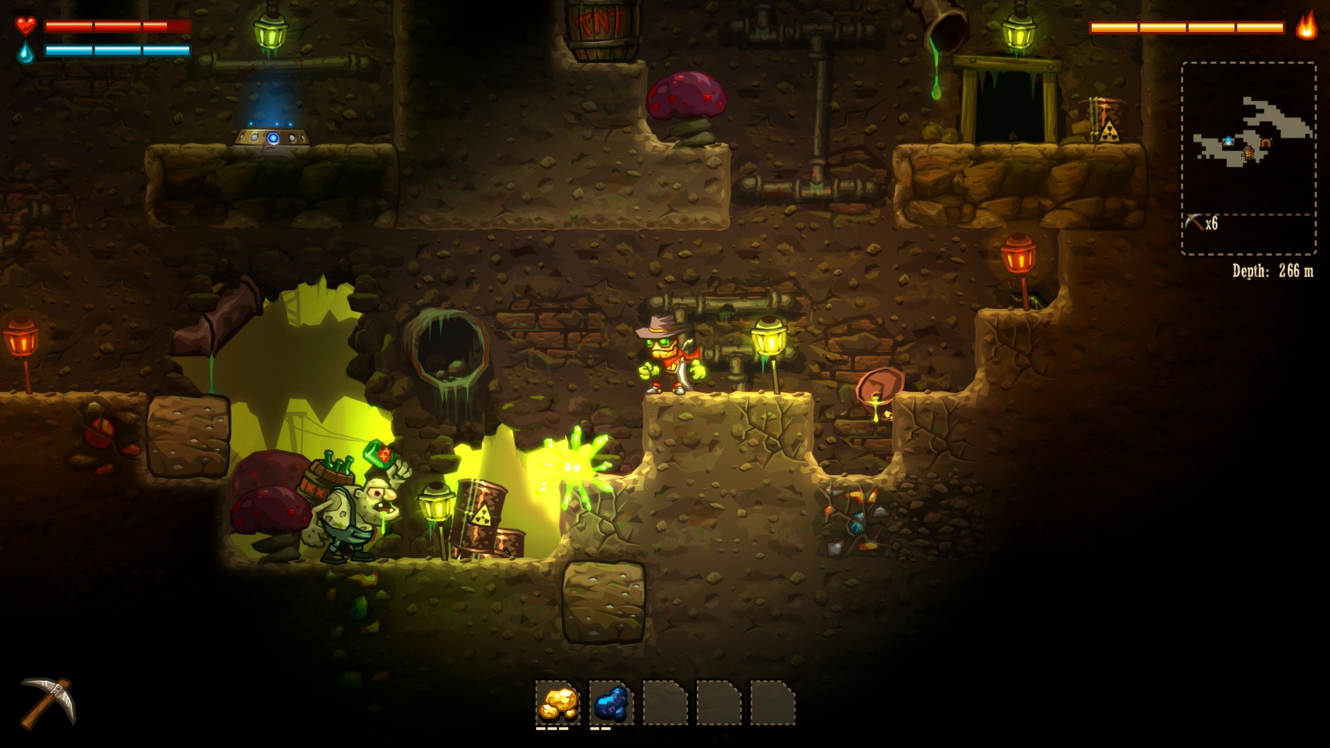 Impressões: SteamWorld Build (Multi): mineração de recursos, gerenciamento  de cidade e a busca por partes de um foguete - GameBlast