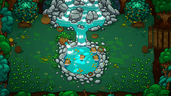 Скриншот из Extremely Powerful Capybaras: Training Grounds