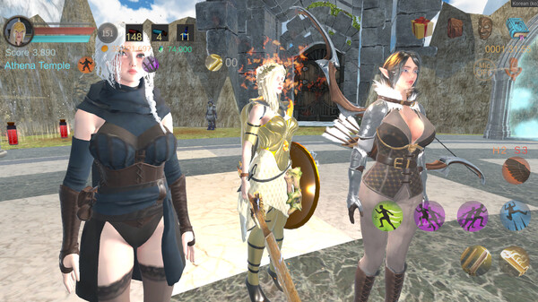 Скриншот из WarOfGods Athena