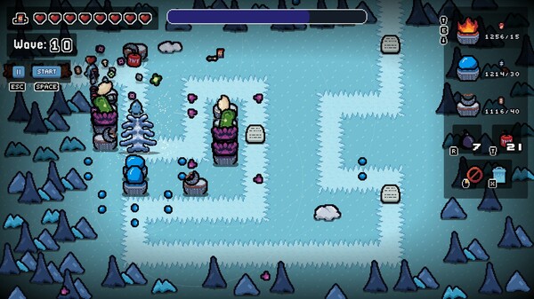 Pixelment TD game for Linux 1