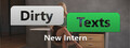 Dirty Texts - New Intern logo