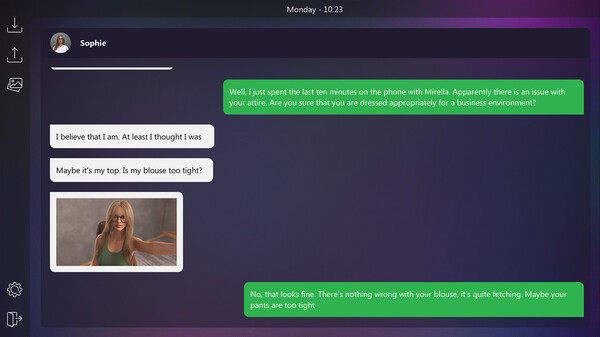 Dirty Texts - New Intern game for windows Pc 1