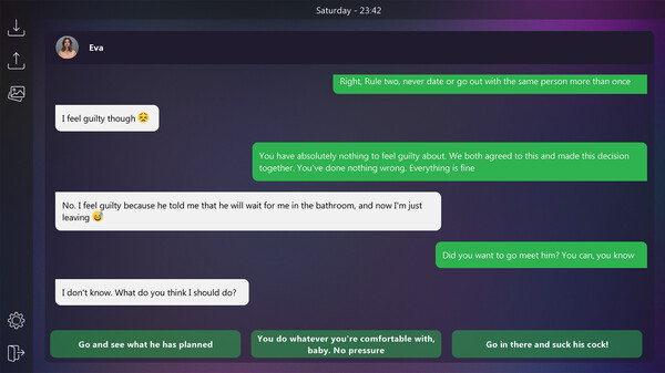 Dirty Texts - Are You Sure? game for windows Pc 1