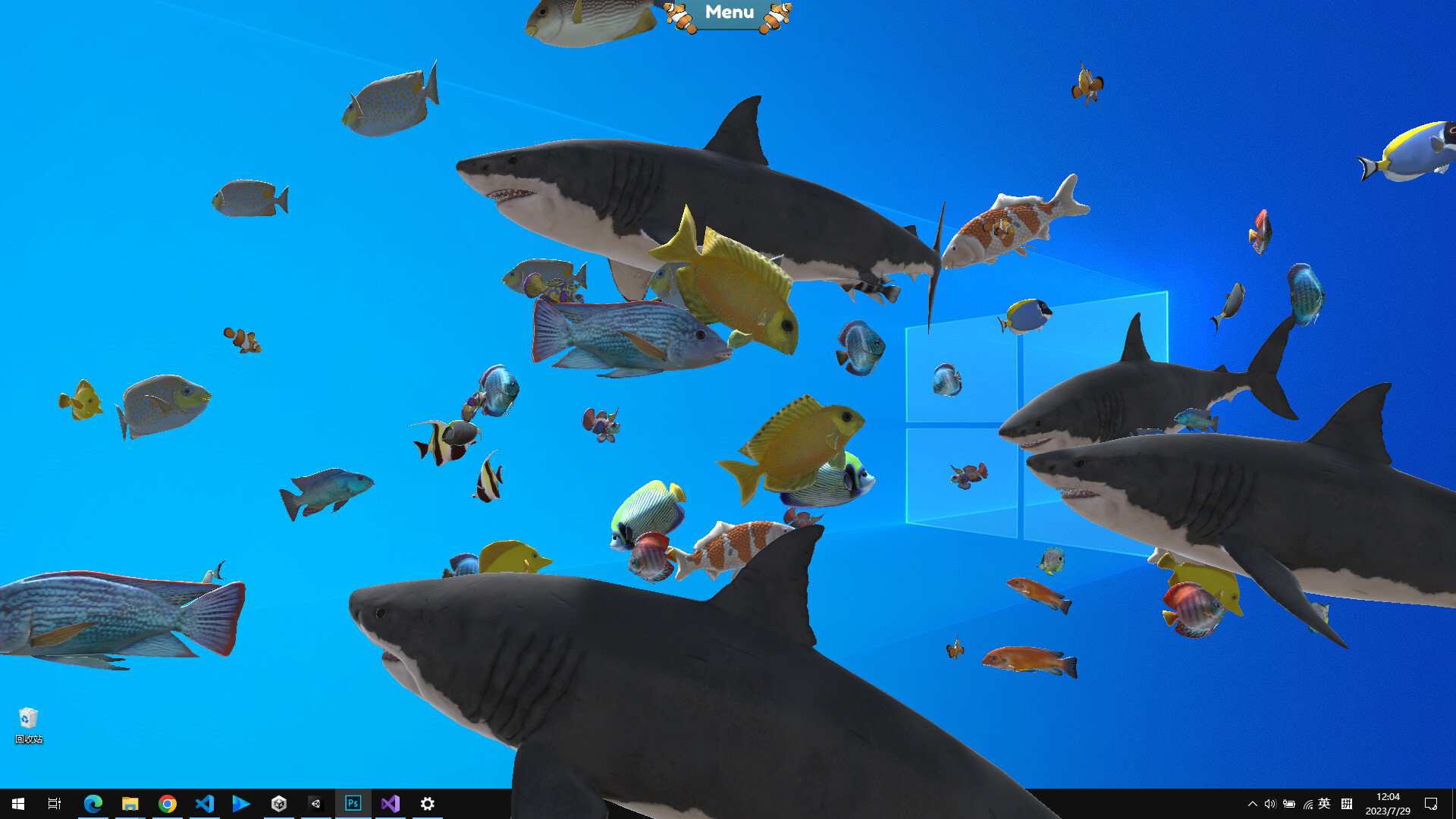 Economize 10% em Fish on the desktop no Steam