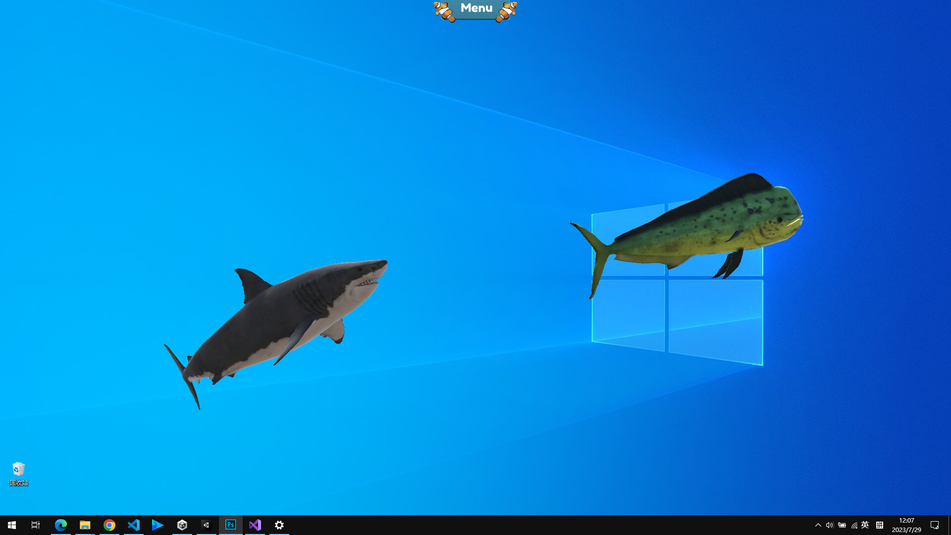 Economize 10% em Fish on the desktop no Steam