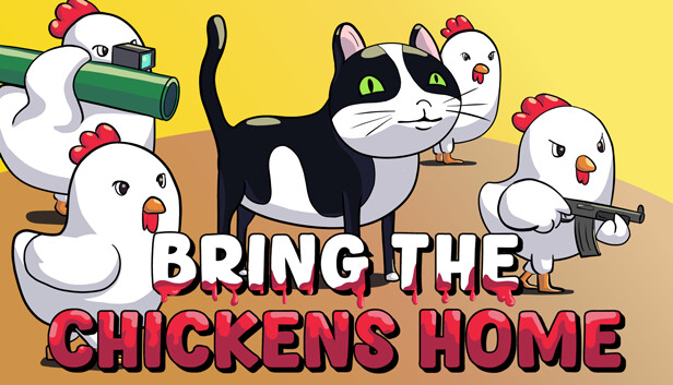 Capsule Grafik von "Bring The Chickens Home", das RoboStreamer für seinen Steam Broadcasting genutzt hat.