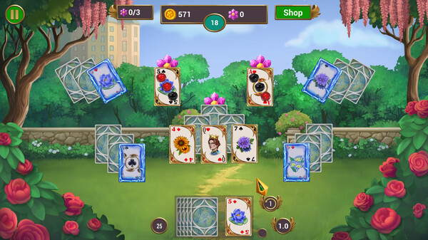 Solitaire Quest: Garden Story game for Linux 1